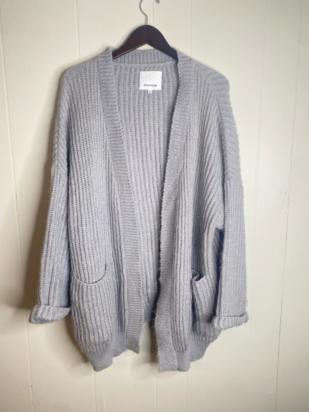 Rita Row Grey Bruno Cardigan oversized mohair gray chunky soft extra small‎ - Picture 5 of 10